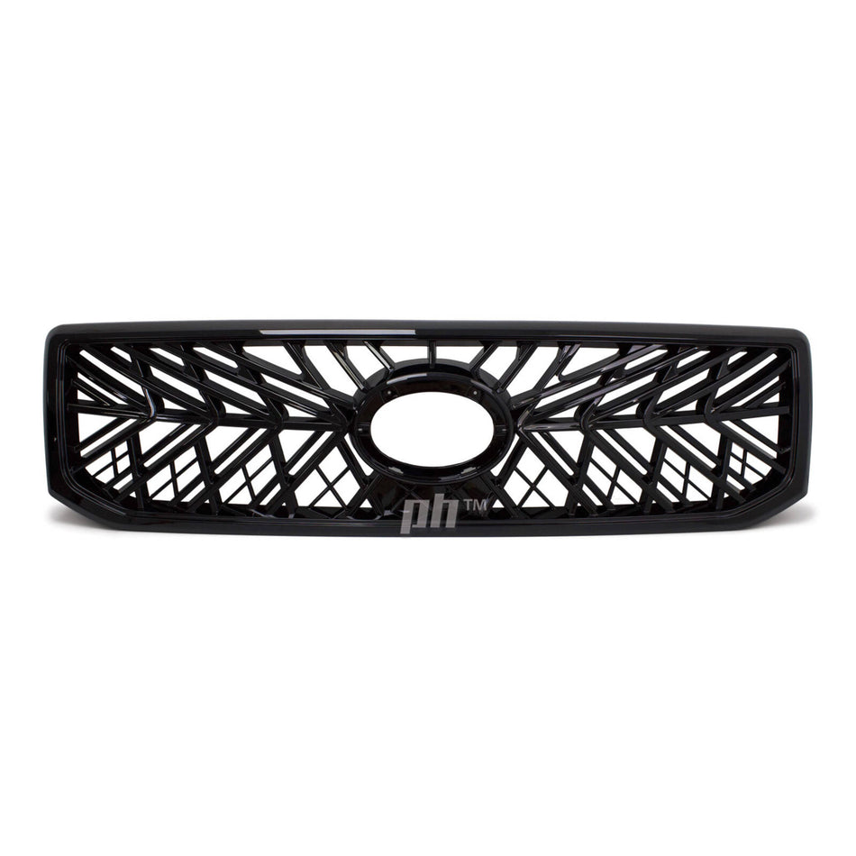 Grill Gloss BLACK Web Style Fits Toyota Landcruiser Prado 120 Series 2002 - 2009