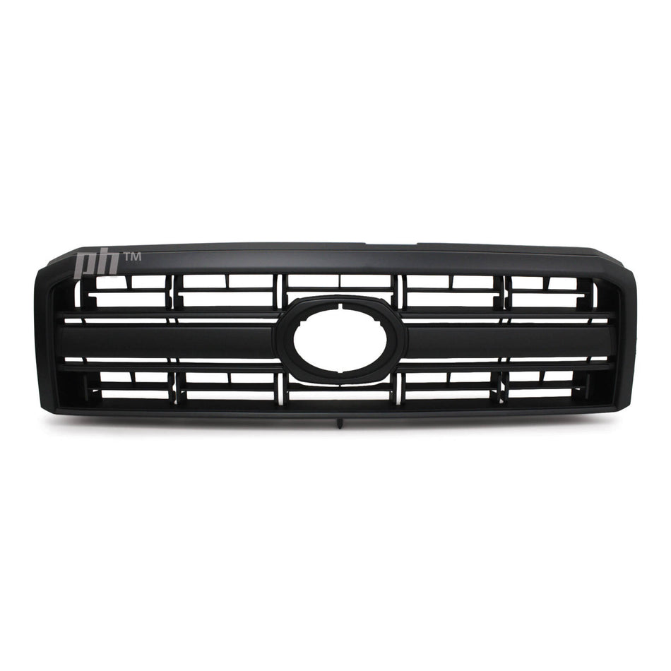 Grill Satin BLACK fits Toyota Landcruiser 76 78 79 Series 2007 - 2023