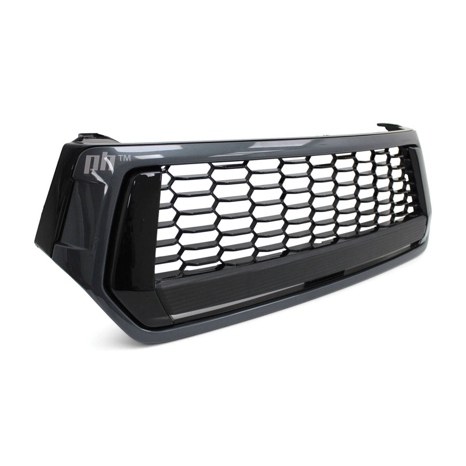 Grill Gloss Black & Grey Fits Toyota Hilux N80 SR SR5 Rogue 2018 - 05/2020