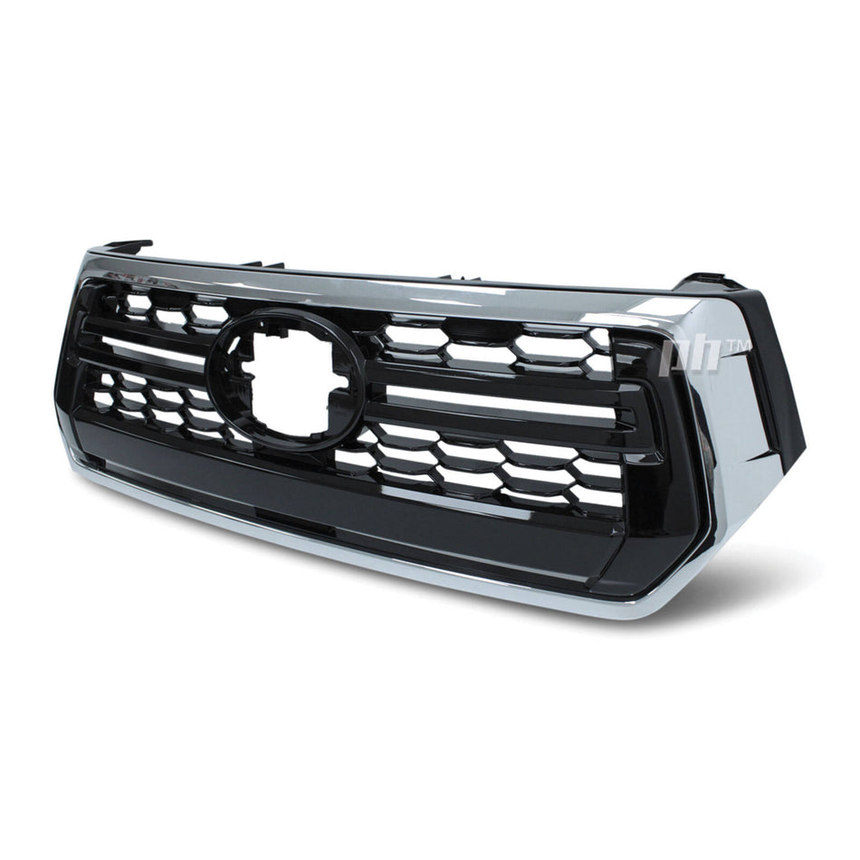 Grill Chrome & Black Fits Toyota Hilux N80 SR SR5 Rogue 2018 - 05/2020