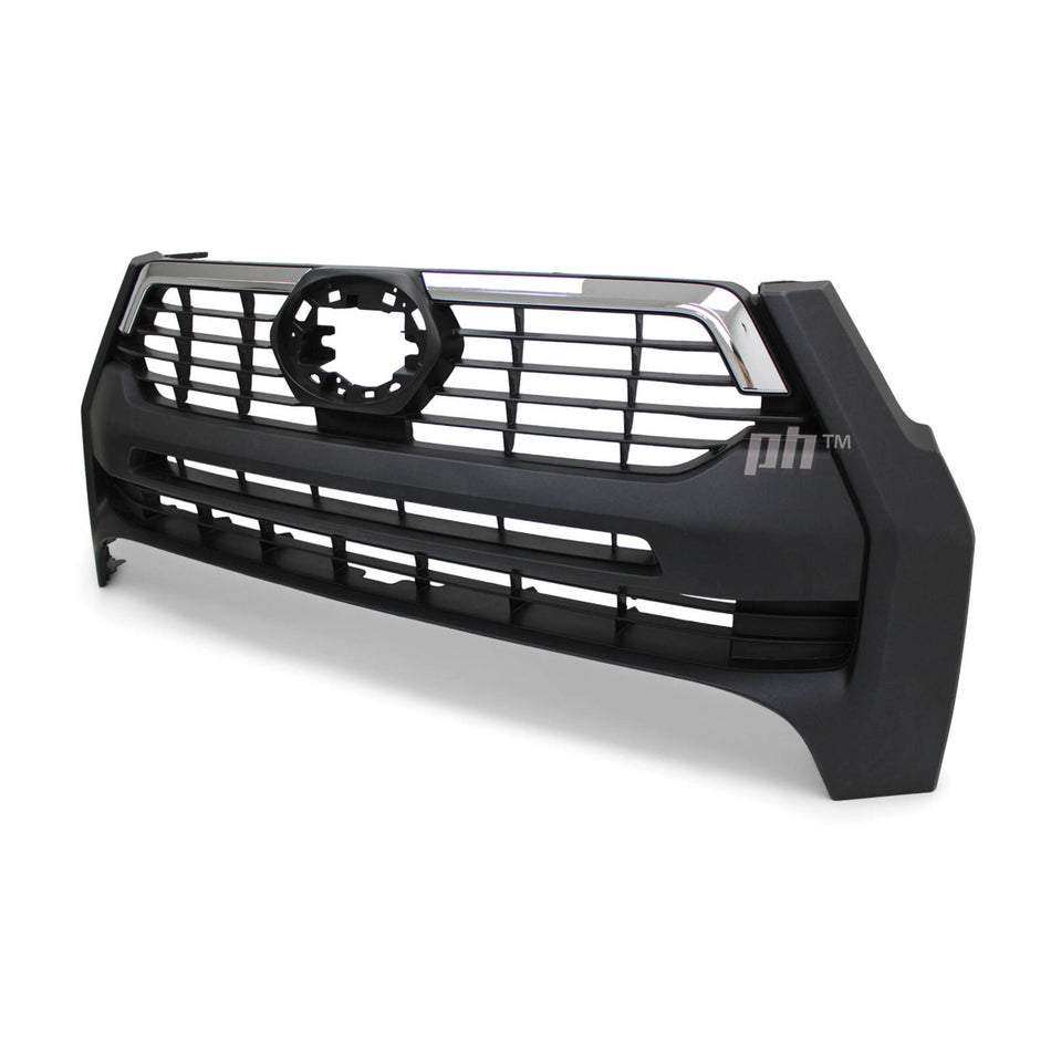 Grill Black & Chrome Fits Toyota Hilux N80 Rogue 06/2020 - 2022
