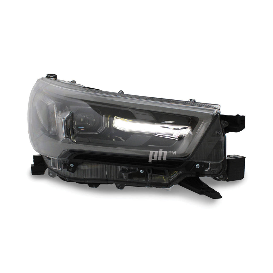 Headlight RIGHT LED Dark Grey fits Toyota Hilux N80 Rogue Rugged TRD 06/2020 - 2024 RH