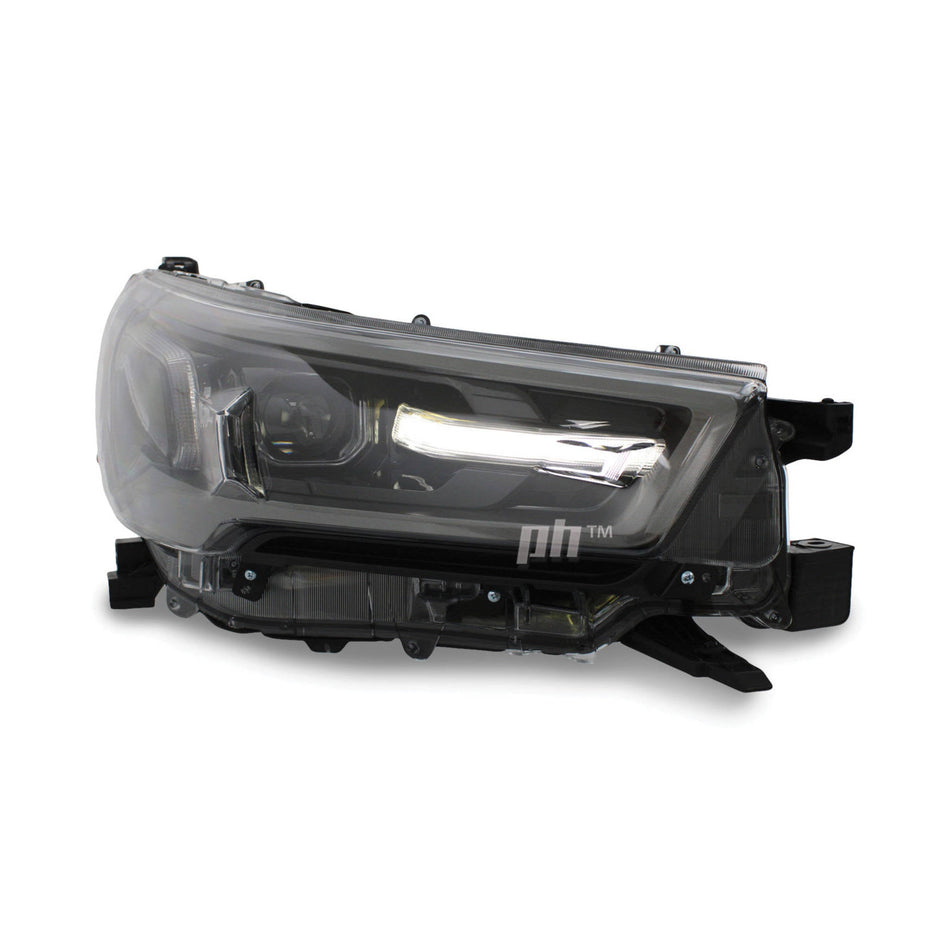 Headlight RIGHT LED Dark Grey fits Toyota Hilux N80 Rogue Rugged TRD 06/2020 - 2024 RH