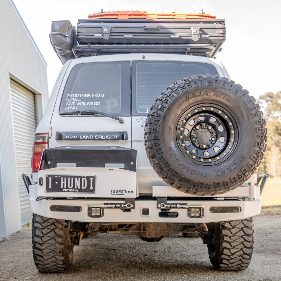 105 Series Toyota Landcruiser Rear Bar V2 (Super High Clearance)