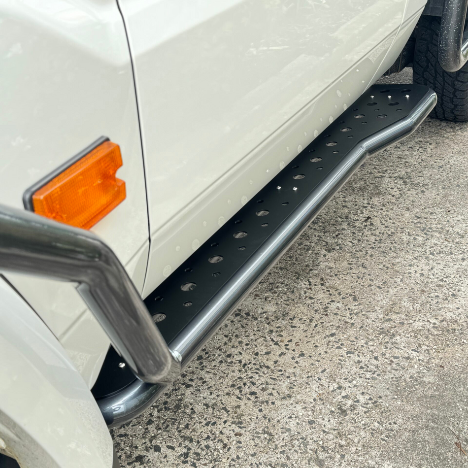 76 Series Toyota Landcruiser Revolution Rock Sliders & Rails