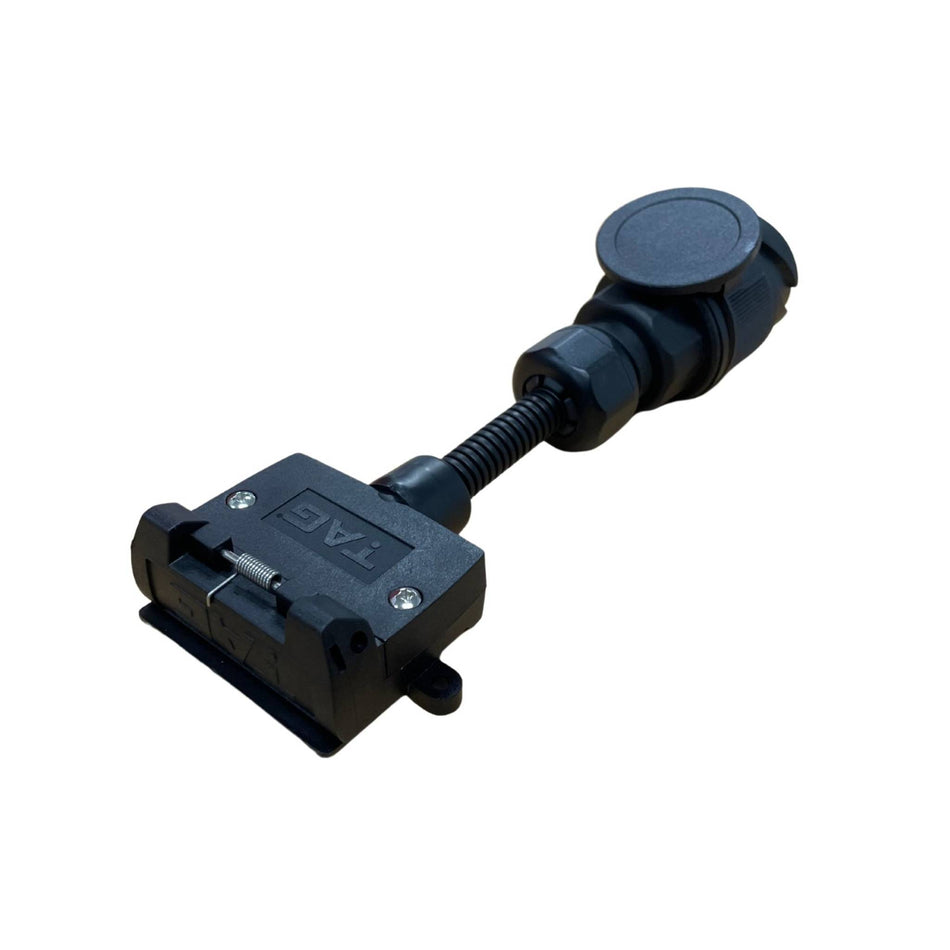 13 Pin Round Euro (Vehicle Side) to 7 Pin Flat (Trailer Side) Adaptor