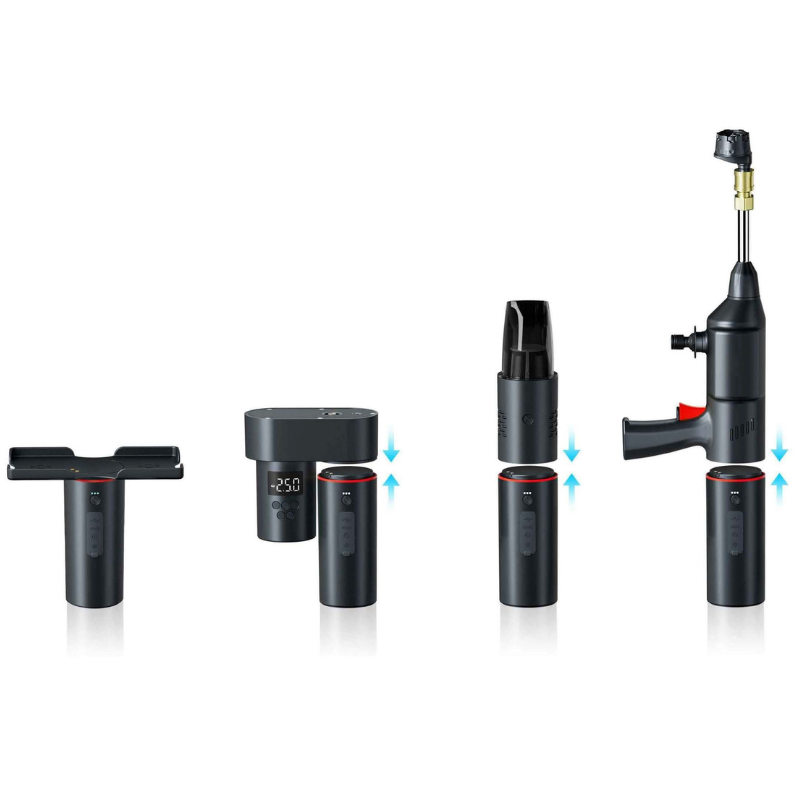 4WD Essentials Kit with Inflator, Vacuum, Washer & Powerbank