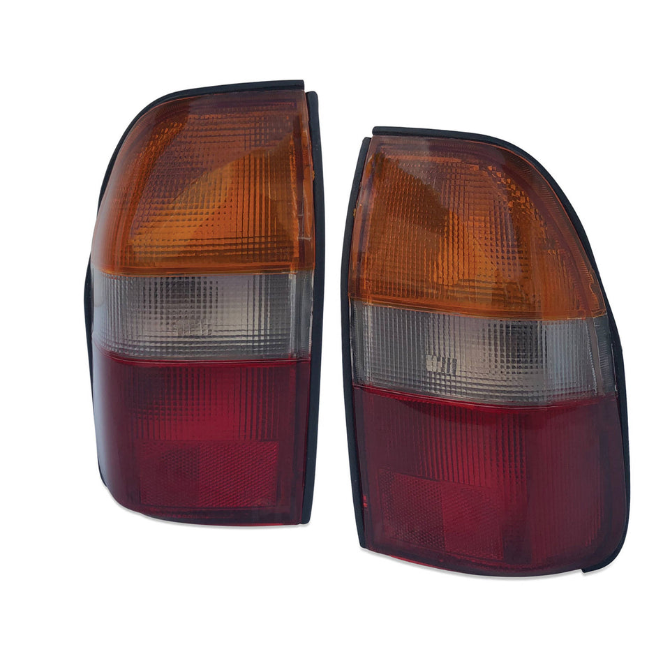Tail Lights PAIR fits Mitsubishi Triton MK 1996 - 2001