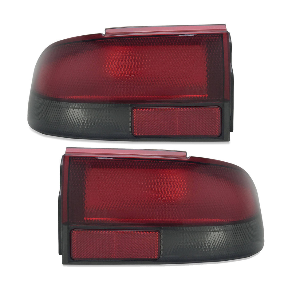 Tail Lights PAIR Red & Clear fits Holden Commodore VR - VS Sedan 1993 - 1997