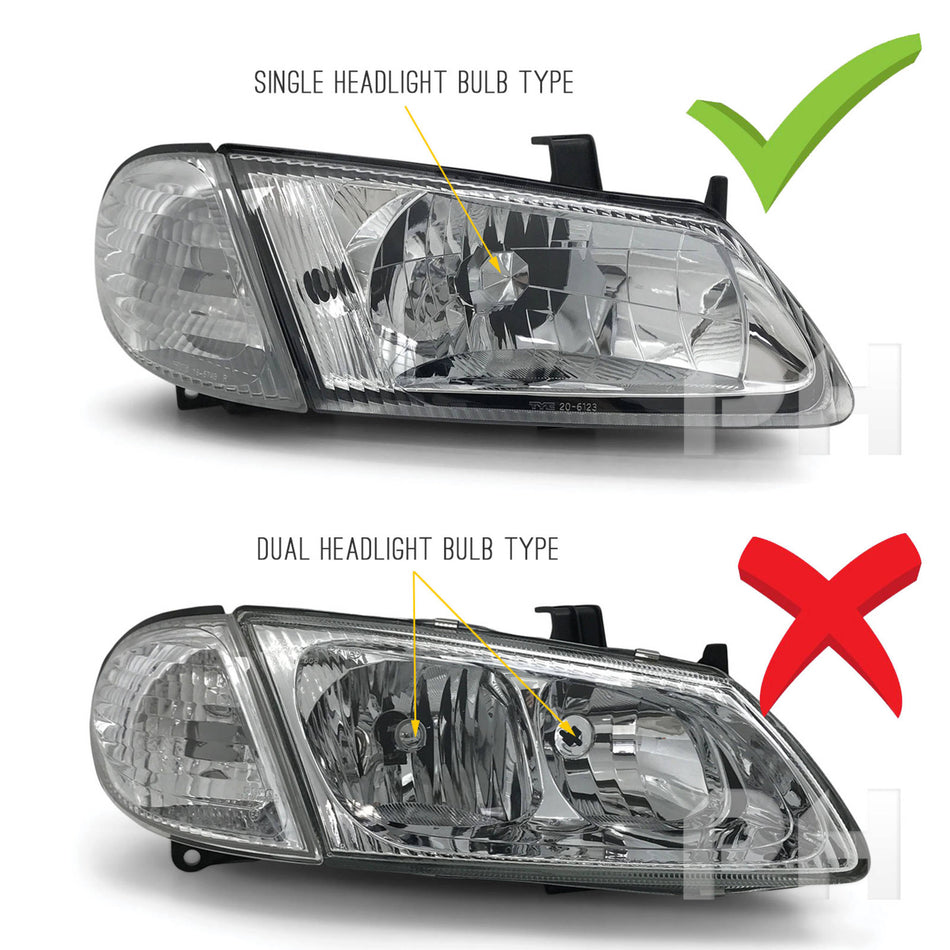 Indicator Corner Light Single Reflector LEFT Fits Nissan Pulsar N16 Sedan 2000 - 2003