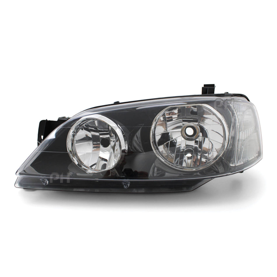 Headlight Black LEFT fits Ford Falcon BA & BF Series 1 XT 2002 - 09/2006