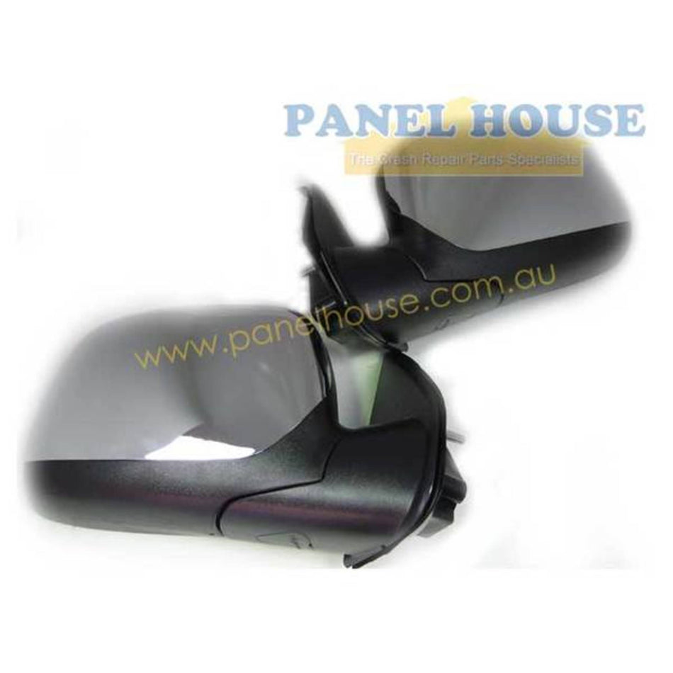 Door Mirrors PAIR Chrome Electric fits Isuzu D-MAX DMAX 2008-2012