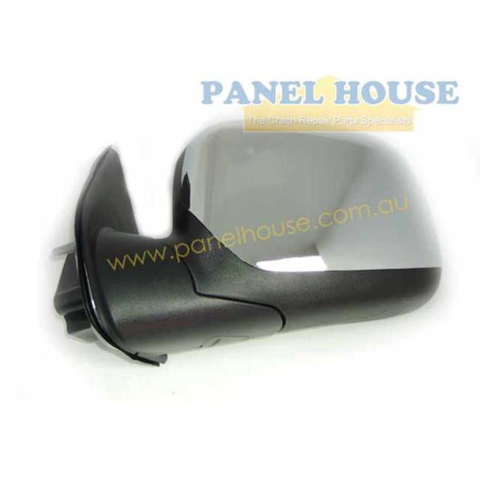 Door Mirrors PAIR Chrome Electric fits Isuzu D-MAX DMAX 2008-2012
