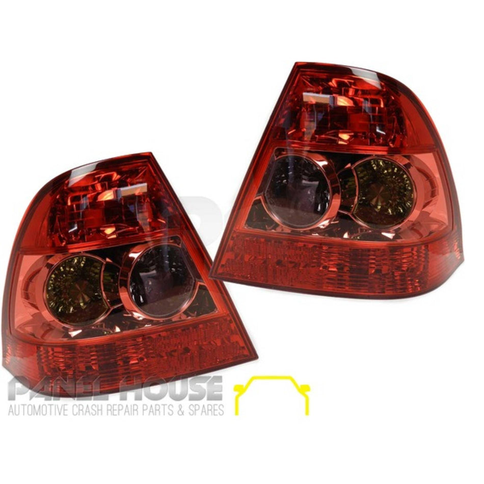 Tail Lights PAIR Fits Toyota Corolla ZZE122 Sedan 2004 - 2007