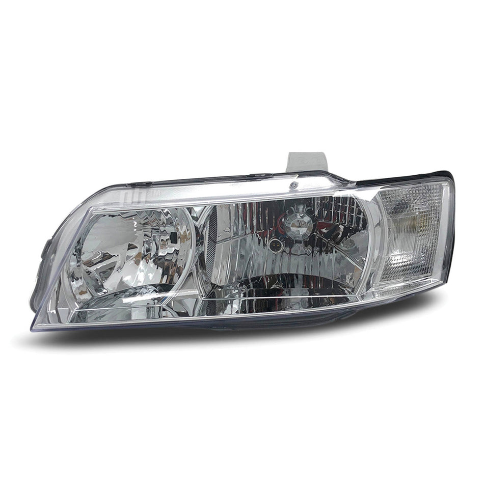 Headlight Chrome LEFT fits Holden Commodore VZ Executive 2004 - 2006
