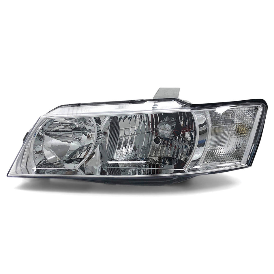 Headlight Chrome LEFT fits Holden Commodore VZ Executive 2004 - 2006