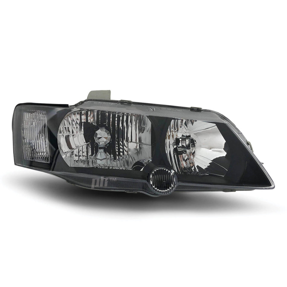 Headlight Black RIGHT fits Holden Commodore VY SS SV6 SV8 2002 - 2004