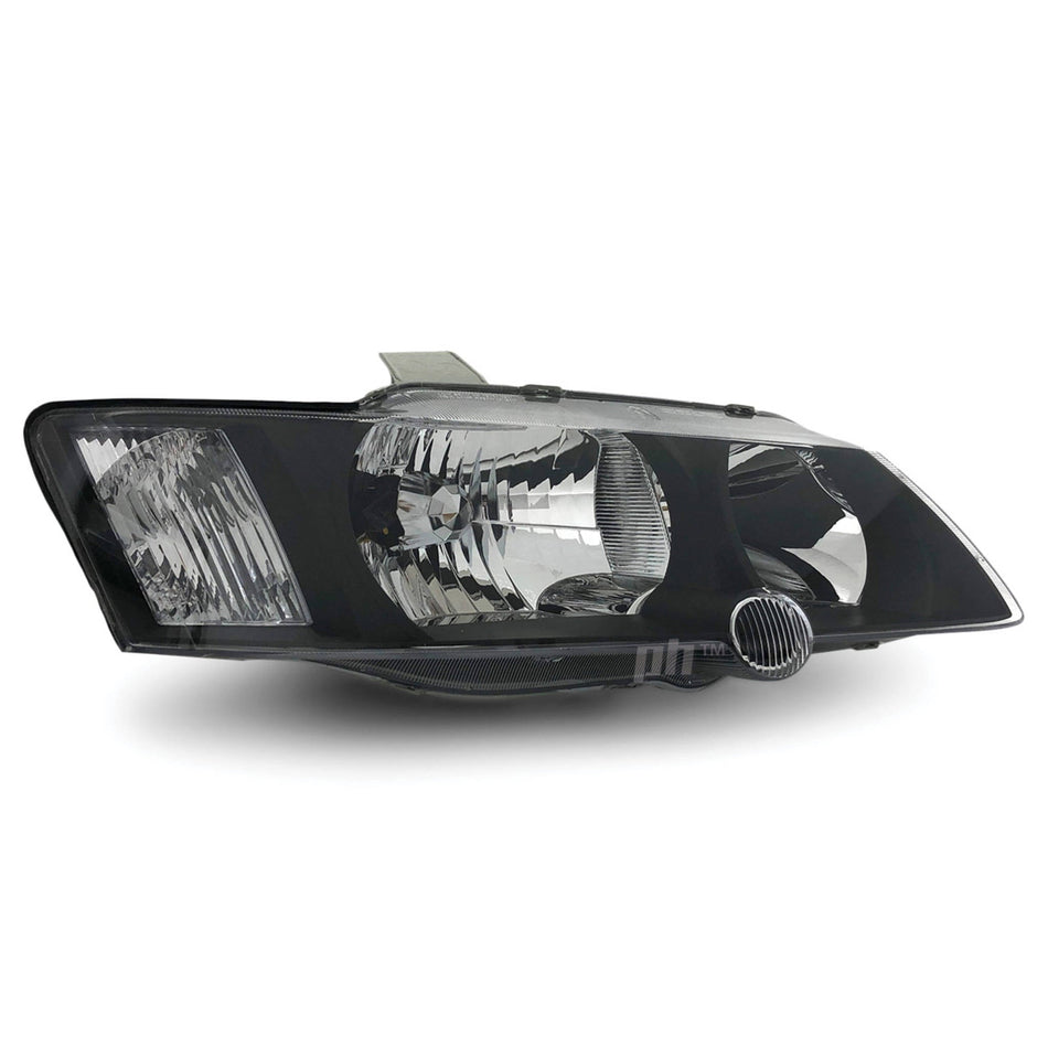 Headlight Black RIGHT fits Holden Commodore VY SS SV6 SV8 2002 - 2004