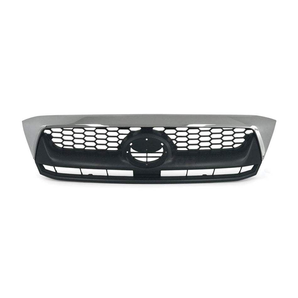 Grill Chrome & Grey Fits Toyota Hilux N70 SR5 2008 - 2011
