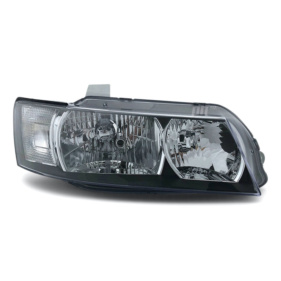 Headlight Black RIGHT fits Holden Commodore VZ SV6 SV8 SVZ 2004 - 2006
