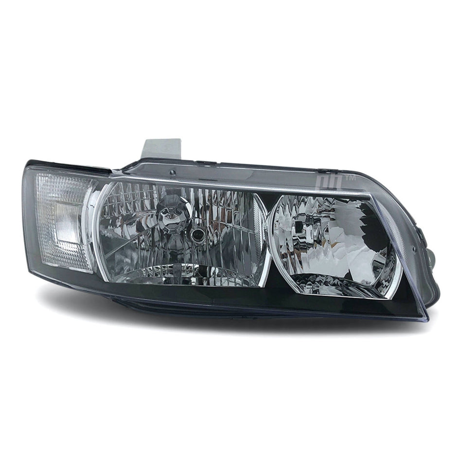 Headlight Black RIGHT fits Holden Commodore VZ SV6 SV8 SVZ 2004 - 2006