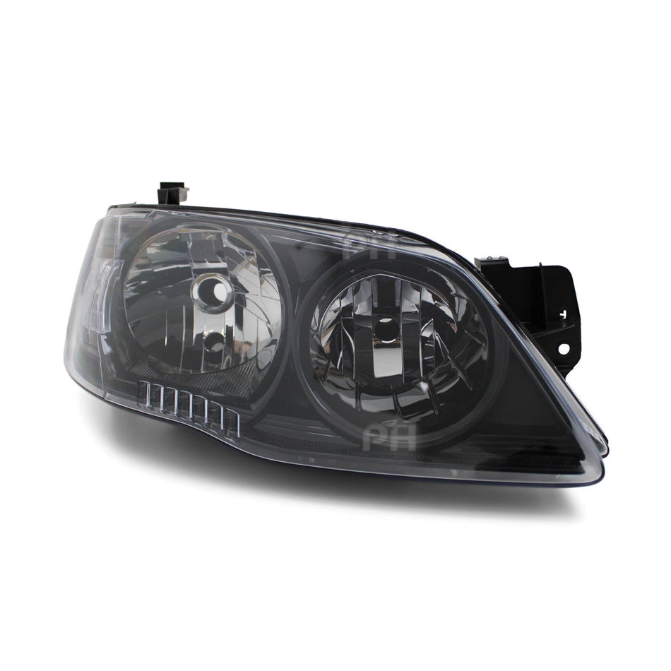 Headlight Black RIGHT fits Ford Falcon BF Series 2 XT 09/2006 - 2008