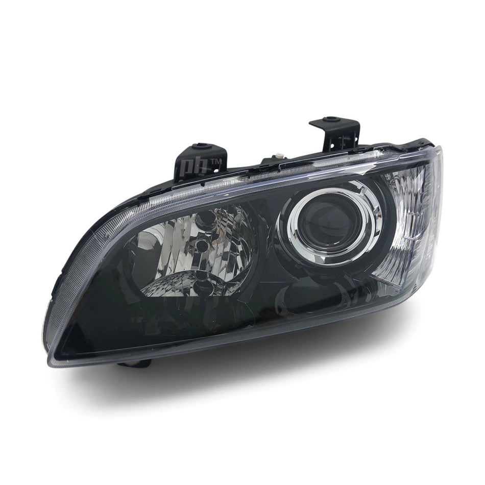 Headlights Projector Black PAIR fits Holden Commodore VE SSV HSV Calais 2006 - 2010