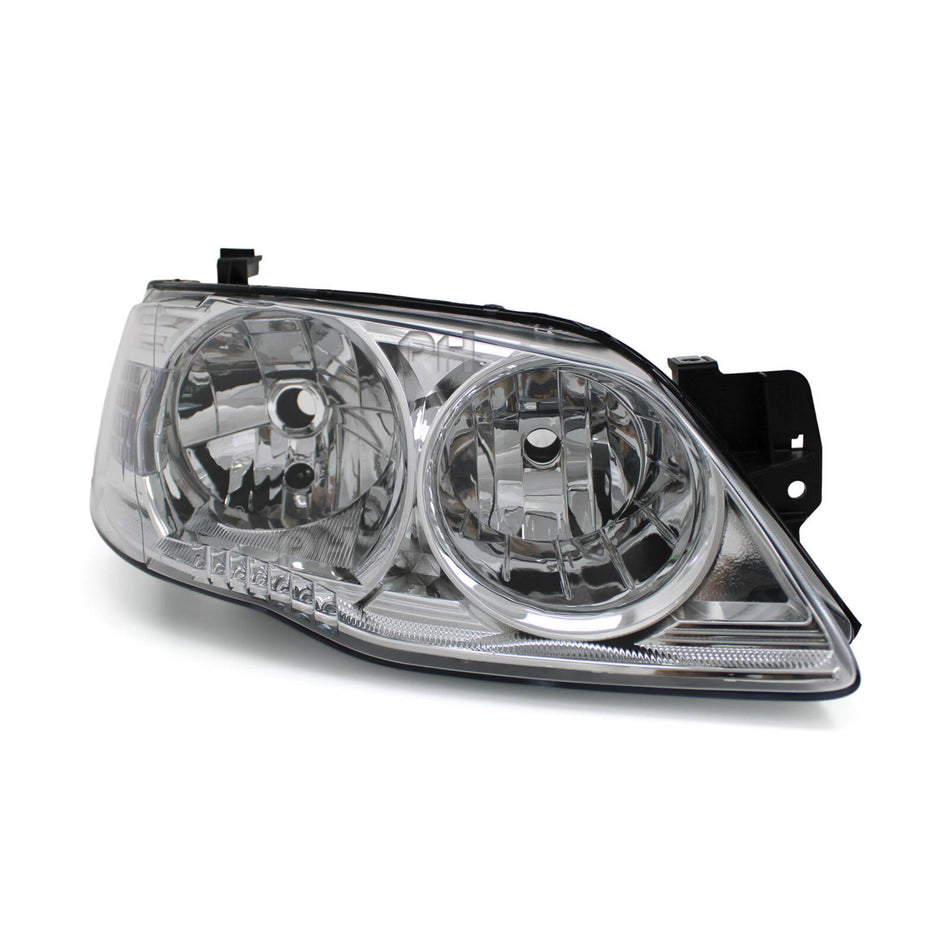 Headlights Chrome PAIR fits Ford Falcon BF Series 2 09/2006 - 2008