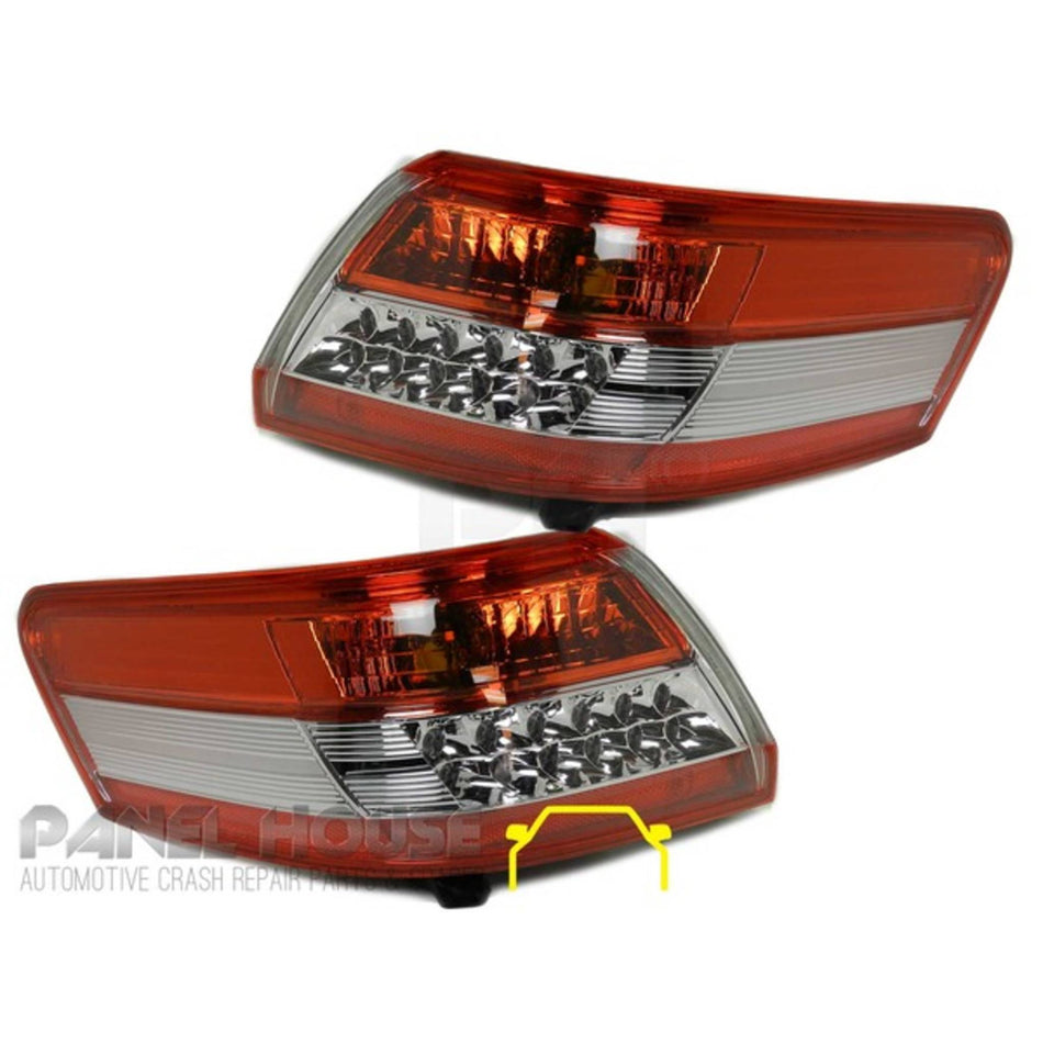 Tail Lights PAIR LED Fits Toyota Camry 40 Series 2009 - 2011