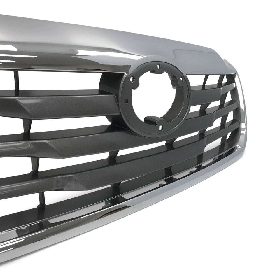 Grill Chrome & Grey Fits Toyota Hilux N70 SR5 2011 - 2015