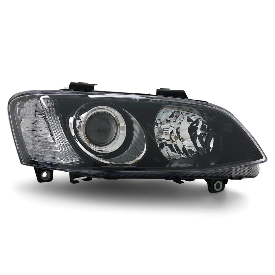 Headlight Black Projector RIGHT fits Holden Commodore VE SSV Calais 2010 - 2013