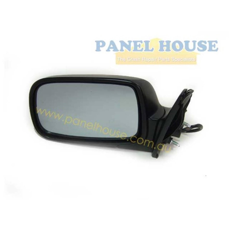 Door Mirror LEFT Black Electric Fits Toyota Corolla AE112 1998-2001 LH