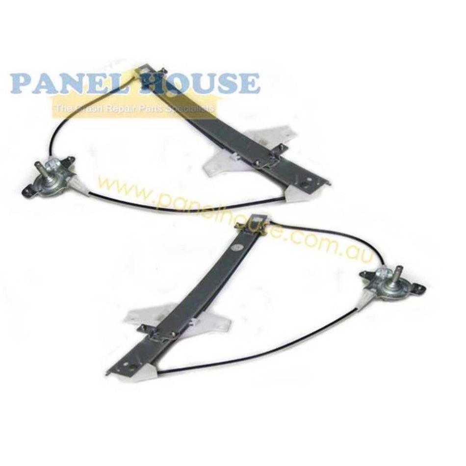 Window Regulators PAIR 2 Door Manual fits Hyundai Accent 00-05