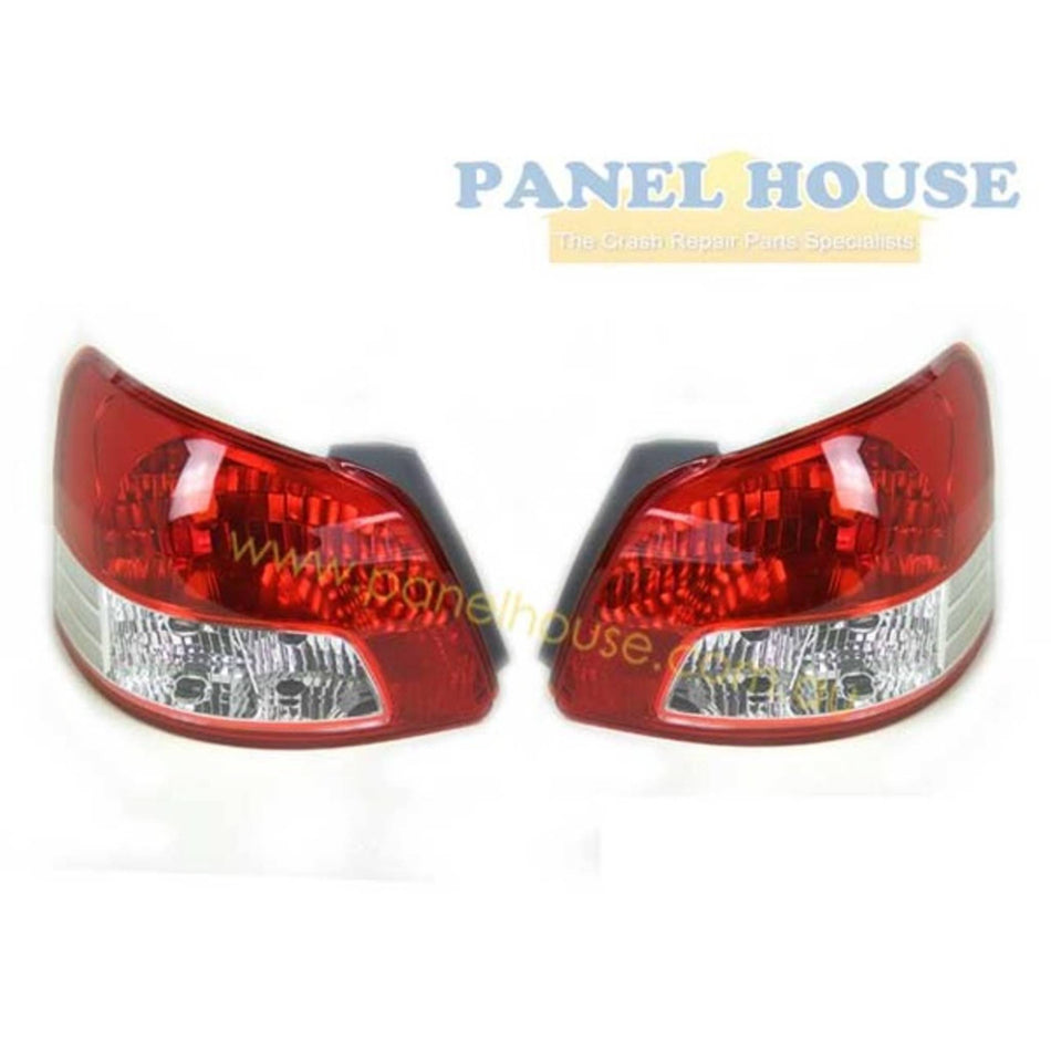 Tail Lights PAIR Fits Toyota Yaris Sedan 2006 - 2010