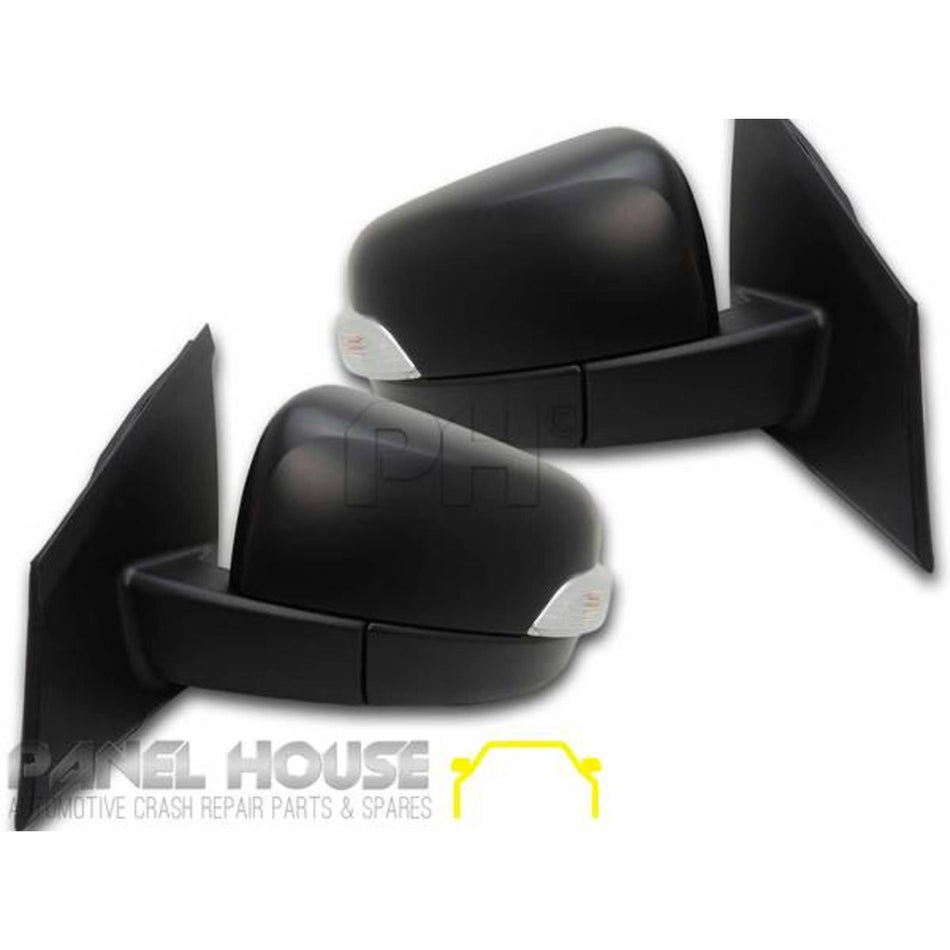 Door Mirrors PAIR with Indicator Light fits Mazda BT-50 UR 15-19