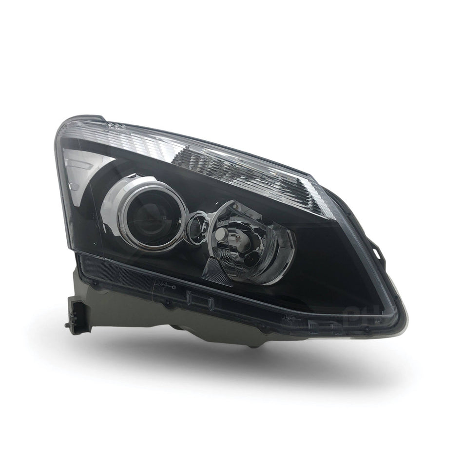 Headlight Black Projector RIGHT Fits Isuzu DMAX Ute 2012 - 2016