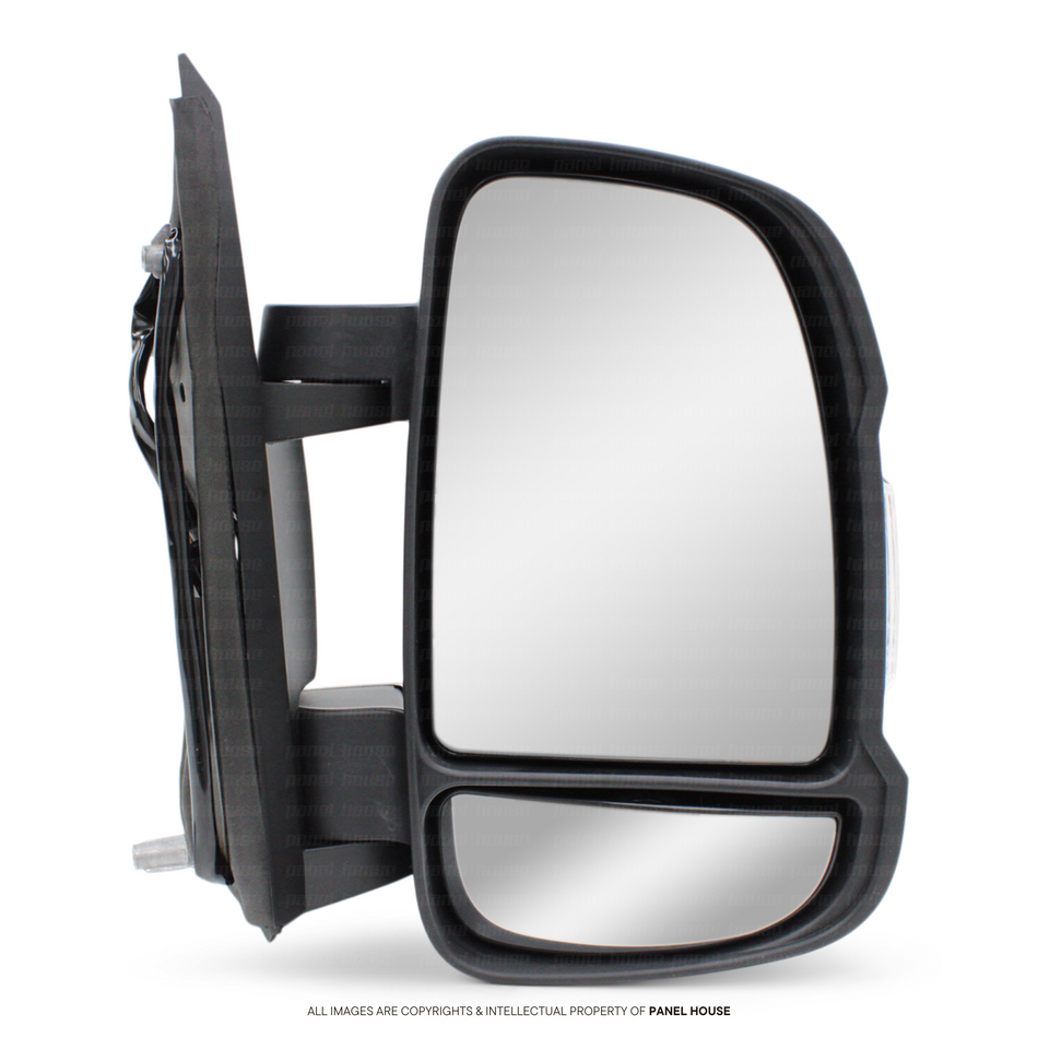 Door Mirrors PAIR Van Short Arm Electric fits Fiat Ducato Van 07-18