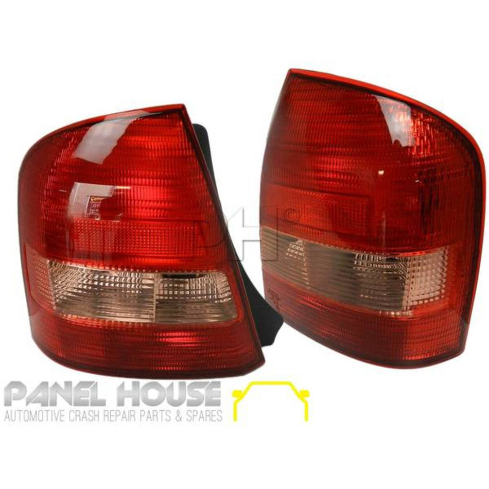 Tail Lights PAIR fits MAZDA 323 BJ Protege Sedan 2002 - 2003