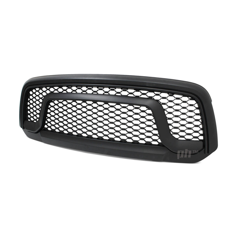 Grill Black Edition Mesh Rebel Style fits Dodge RAM 1500 DS 2013 - 2018