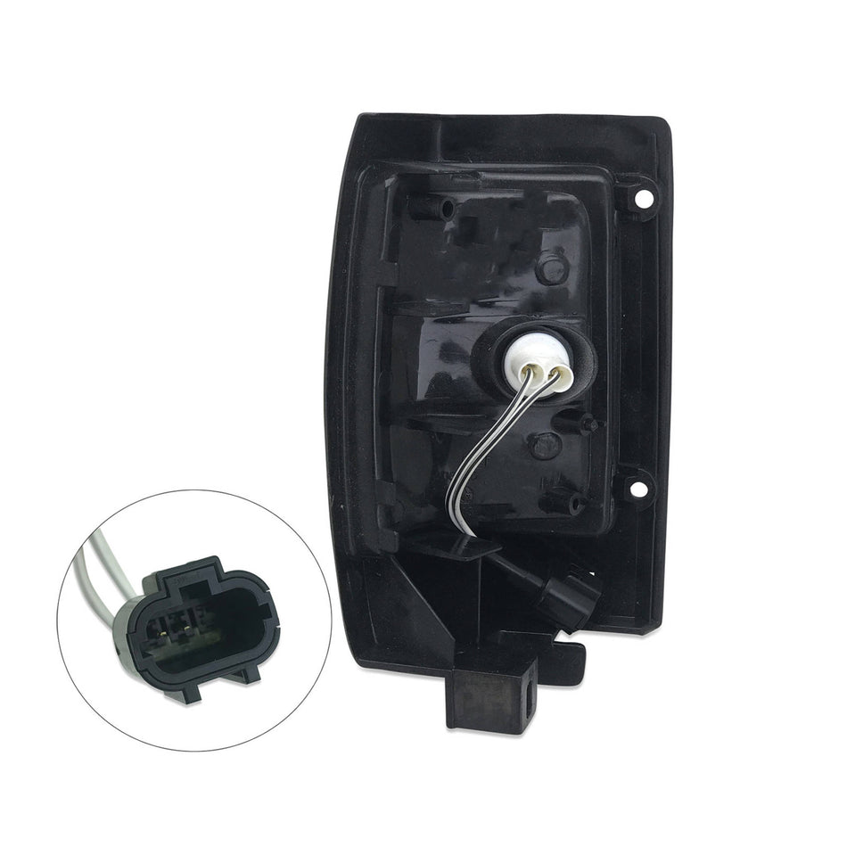 Corner Park Lights PAIR Dark Grey Trim fits Nissan Navara D21 Ute 1992-1997