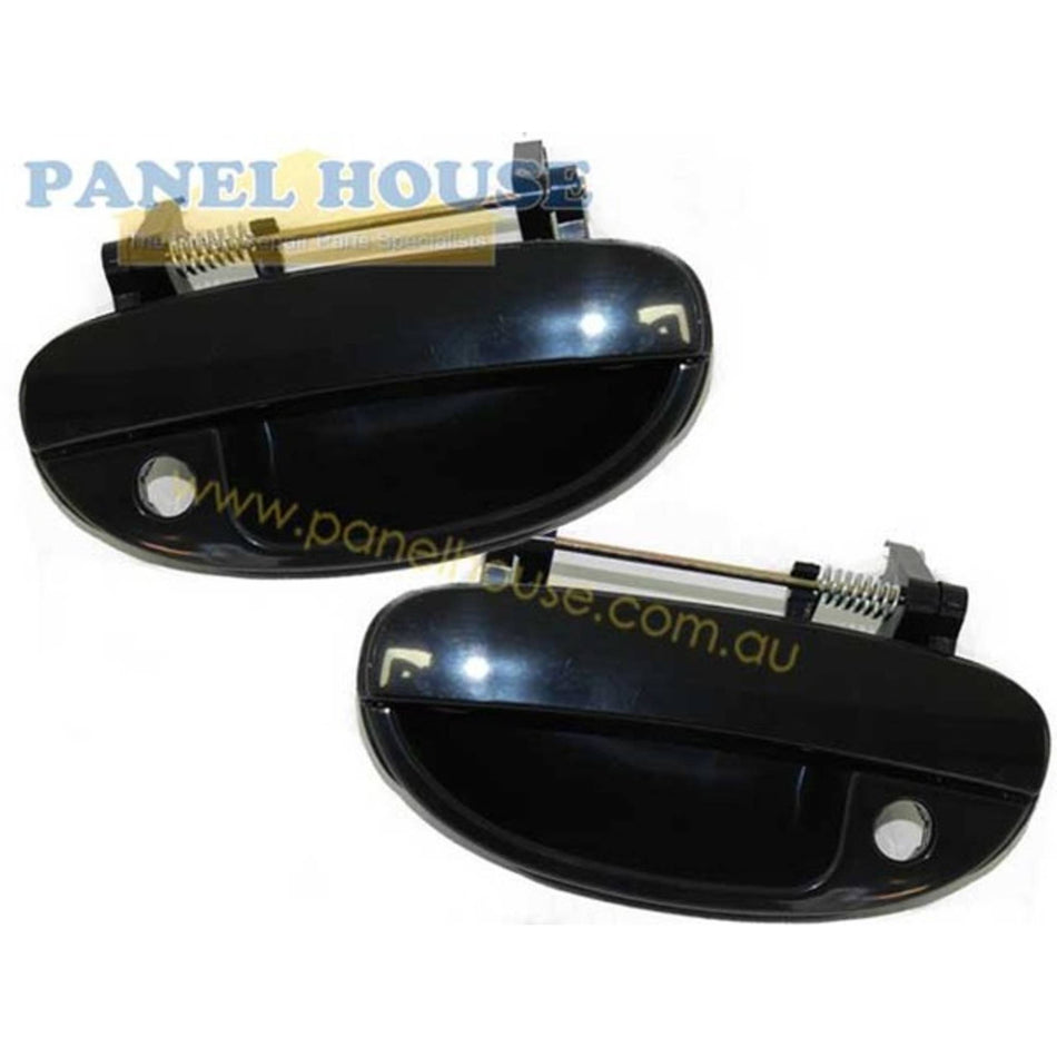 Door Handle PAIR Front Exterior fits Daewoo Nubira J100 1997-2003