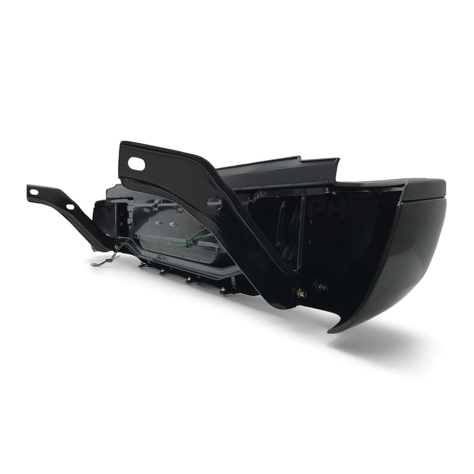 Rear Step Bumper Black With Brackets No Sensor fits Ford Ranger PX Ute 2011 - 2022
