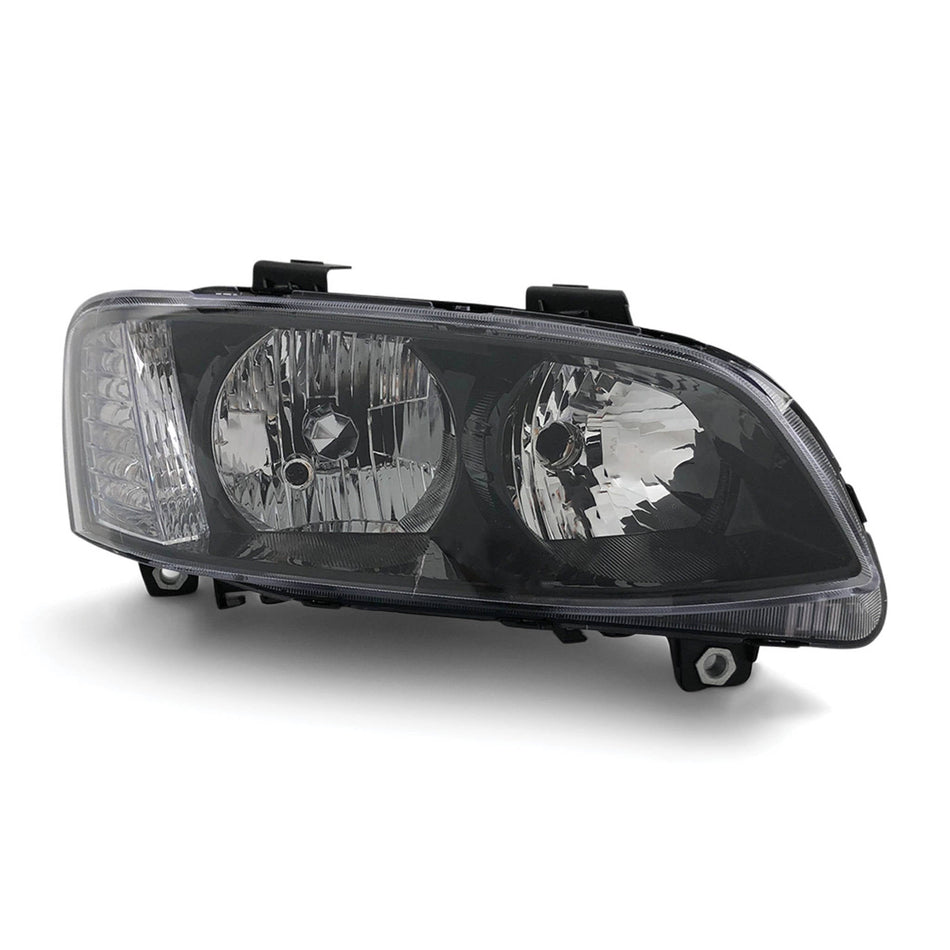 Headlight Black RIGHT fits Holden Commodore VE SS SV6 2010 - 2013