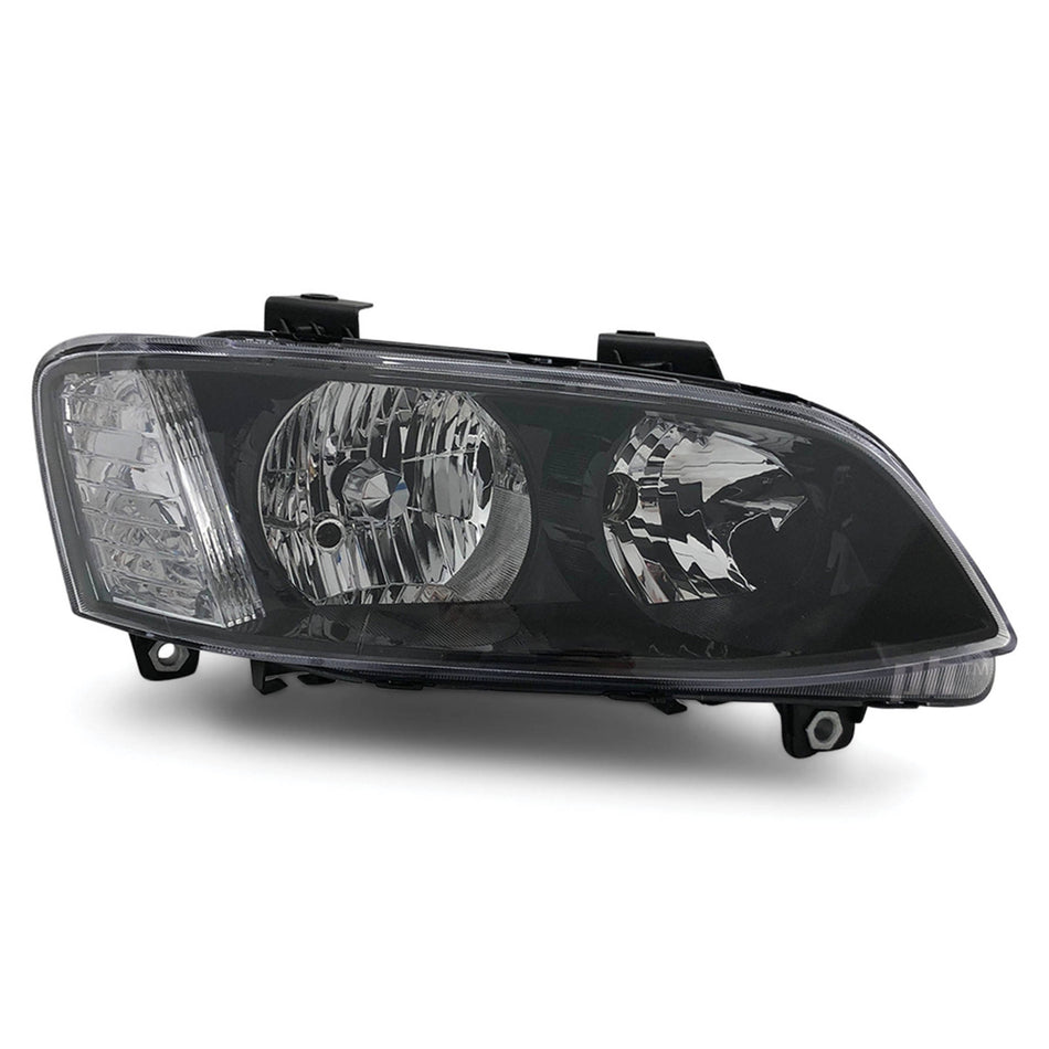 Headlight Black RIGHT fits Holden Commodore VE SS SV6 2010 - 2013