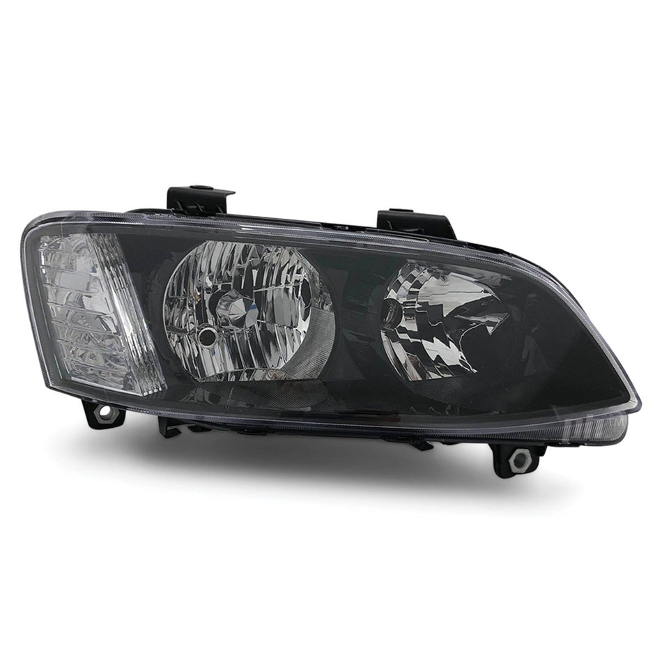 Headlight Black RIGHT fits Holden Commodore VE SS SV6 2010 - 2013