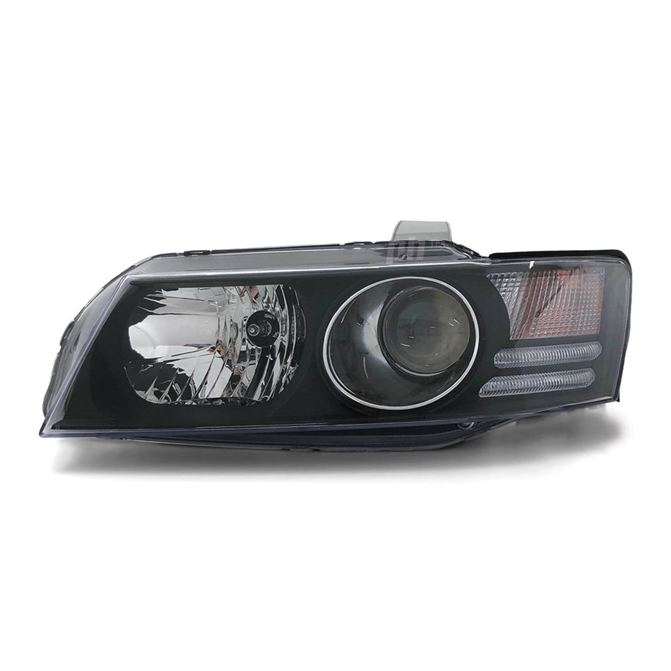 Headlight Black Projector LEFT fits Holden Commodore VZ SS Calais HSV 2004 - 2006