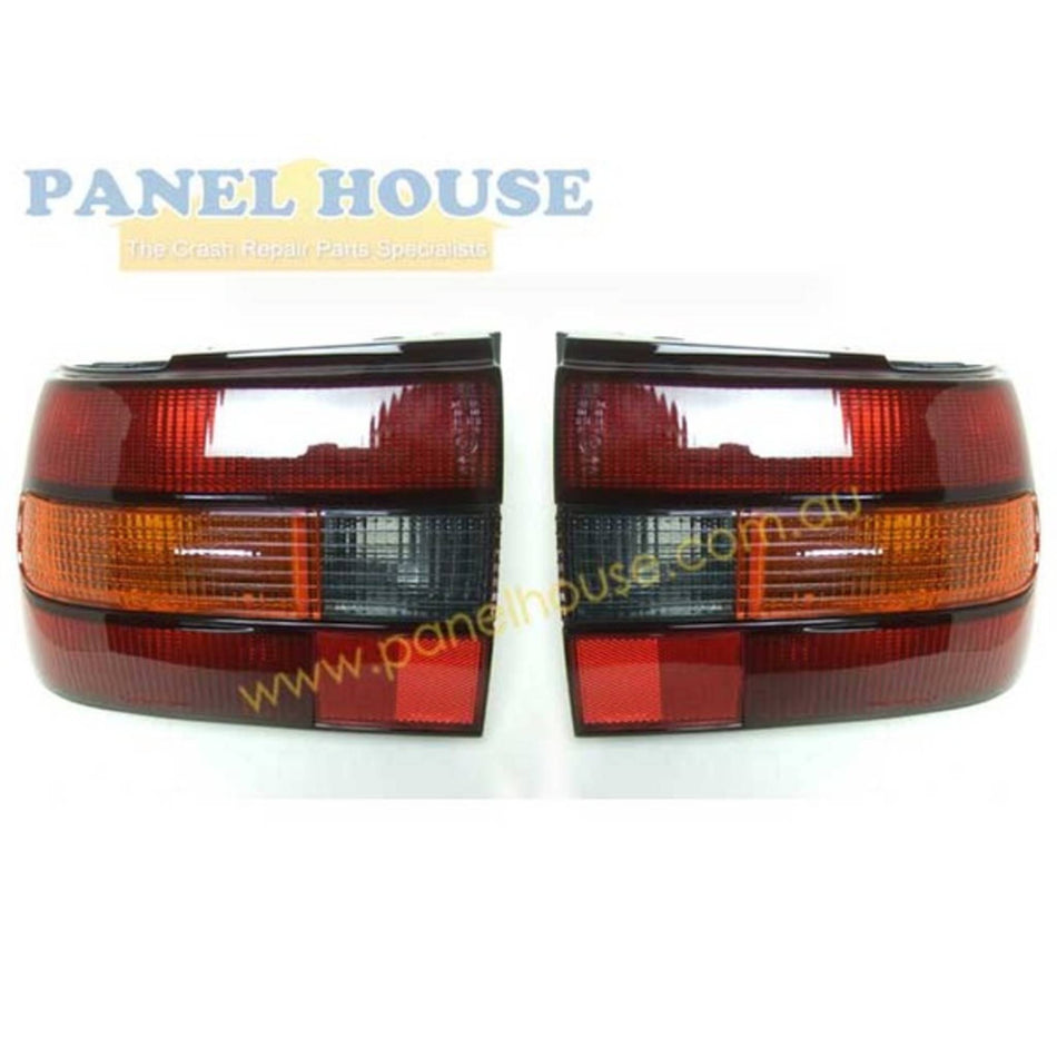 Tail Lights PAIR Smokey Tinted fits Holden Commodore VN Sedan