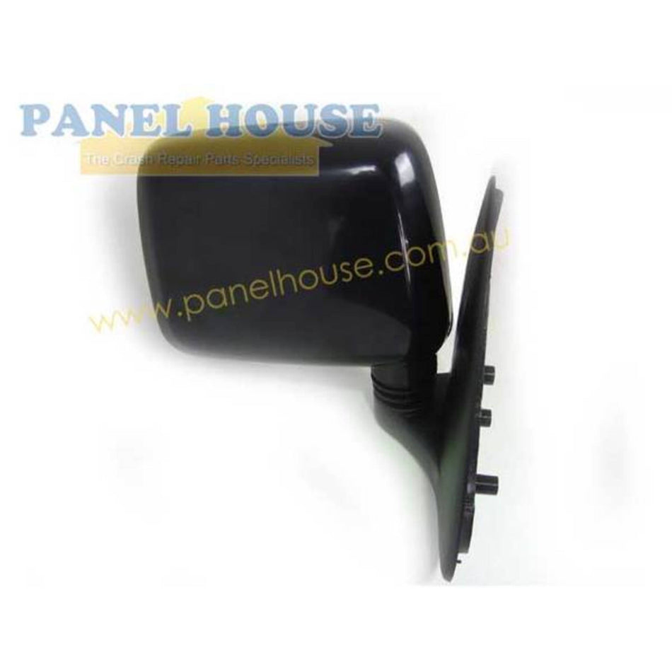 Door Mirror RIGHT Black Sail Mount fits Holden Rodeo 97 - 02