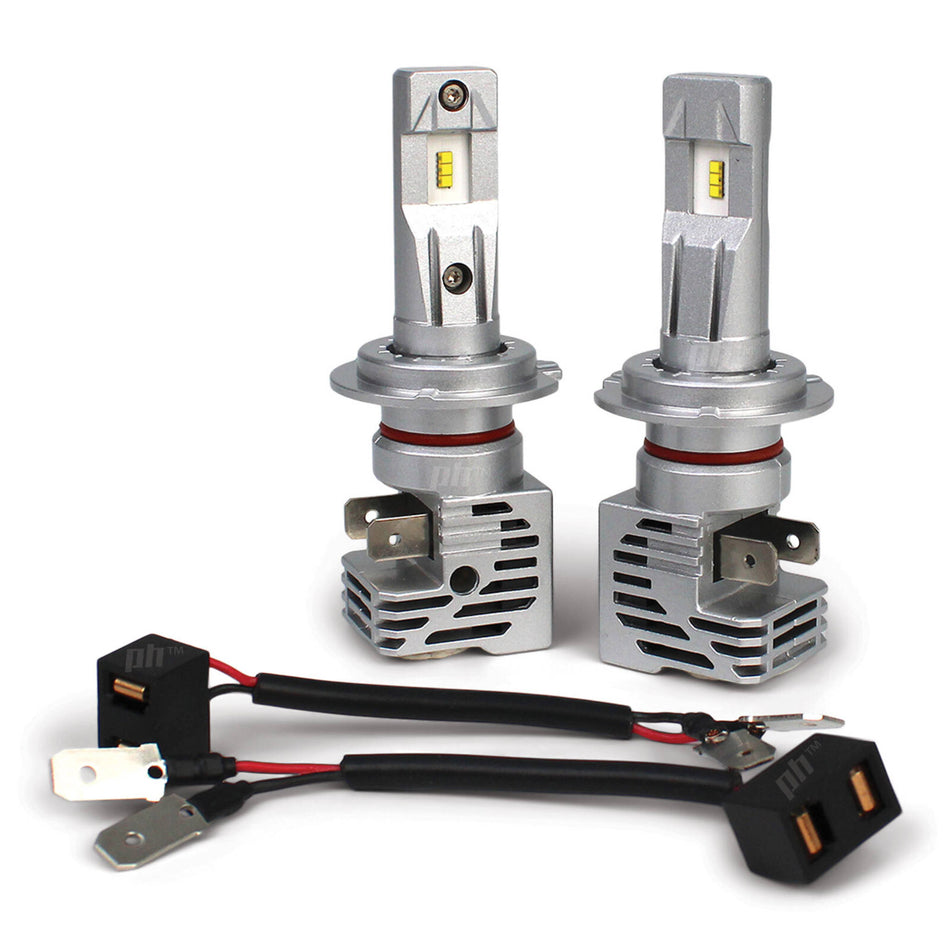 H7 LED Headlight Bulbs 6500K 8000LM PAIR LEDO