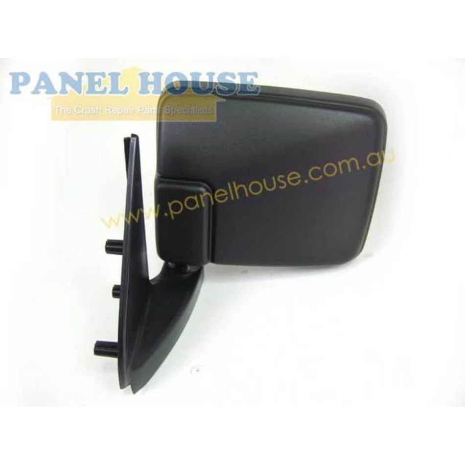 Door Mirror LEFT Black fits Mitsubishi L300 Express Van 86 - 00
